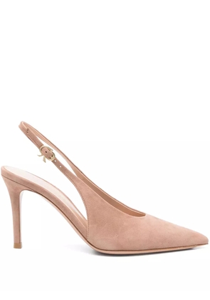 Gianvito Rossi 80mm Robbie pumps - Neutrals