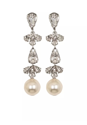 Jennifer Behr Betta crystal earrings - Silver