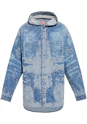 Diesel Diesel D-Dewny-Hood shirt - Blue