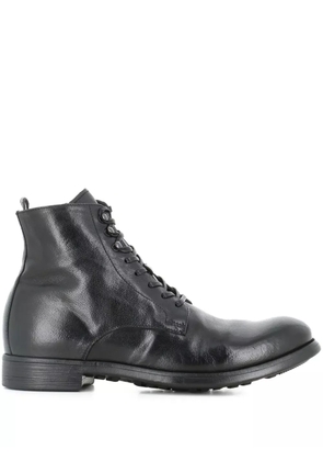 Officine Creative lace-up chelsea boots - Black