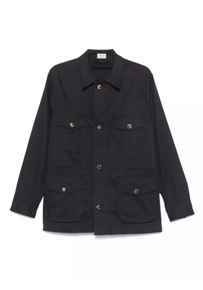 Alessandro Gherardi cotton shirt jacket - Blue