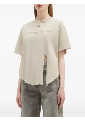 Musium Div. cotton T-shirt - Neutrals