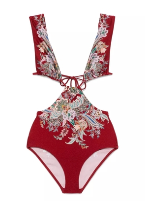 ZIMMERMANN Rhiannon swimsuit - Red