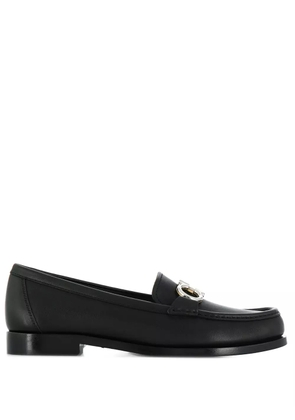 Ferragamo Gancini mocassin loafers - Black