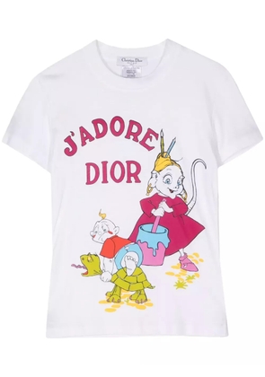 Christian Dior Pre-Owned 2002 J'Adore Dior graphic-print T-shirt - White