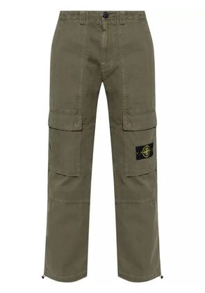 Stone Island cotton cargo trousers - Green