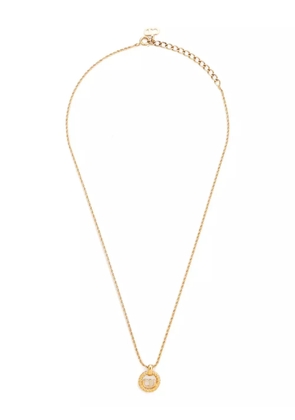 Christian Dior Pre-Owned CD-pendant necklace - Gold