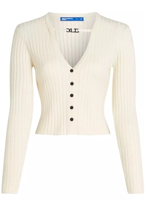 Karl Lagerfeld Jeans cropped cardigan - White
