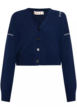 Marni cropped cardigan - Blue