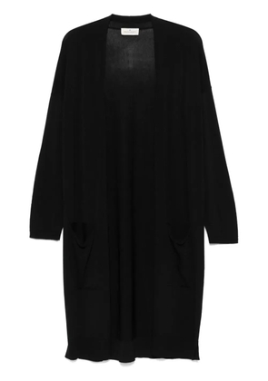 Bruno Manetti fine-knit coat - Black