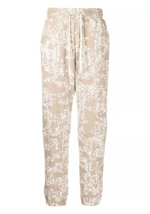 John Elliott Sydney graphic-print track pants - Brown