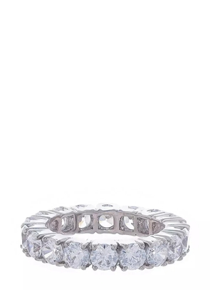 Fantasia by Deserio 14kt gold vermeil eternity band ring - Silver
