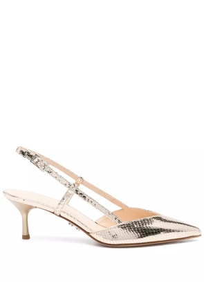 Sergio Levantesi 60mm Chantal pumps - Gold
