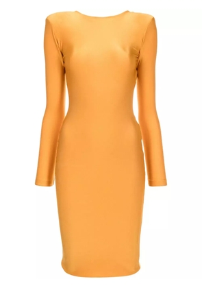 Lethicia Bronstein Gracie V-back bodycon dress - Yellow