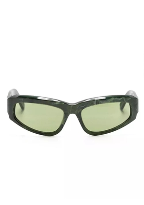 Retrosuperfuture Motore rectangle-shape sunglasses - Green