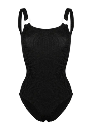PARAMIDONNA Sophia crinkled swimsuit - Black