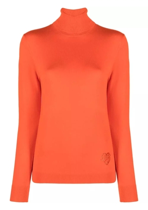 LIU JO crystal-embellished jumper - Orange