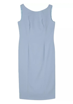 Fely Campo bow-detailed midi dress - Blue