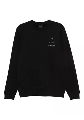 PS Paul Smith logo-embroidered sweatshirt - Black