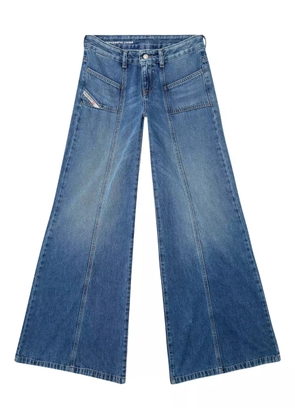 Diesel D-Akii wide-leg denim jeans - Blue