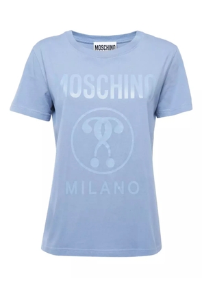 Moschino Pre-Owned logo-print T-shirt - Blue