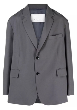 The Frankie Shop boxy single-breasted blazer - Grey