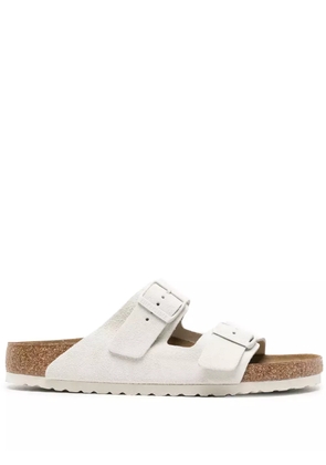 Birkenstock Arizona suede sandals - White
