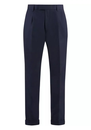 BOSS virgin wool trousers - Blue