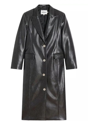 Apparis Lauren single-breasted coat - Black