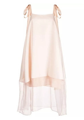 Shanshan Ruan layered-effect sleeveless dress - Pink