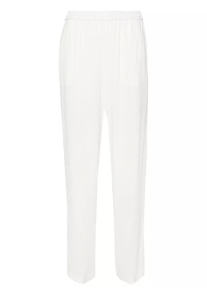 Fabiana Filippi straight crepe trousers - White