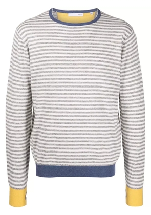 Private Stock The Maximilien striped sweatshirt - White