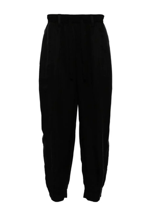 CROQUIS retro tapered trousers - Black