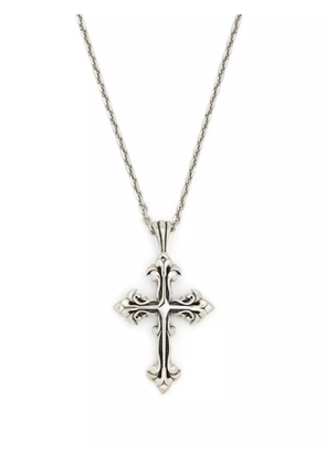 Emanuele Bicocchi Avelli Cross-pendant necklace - Silver