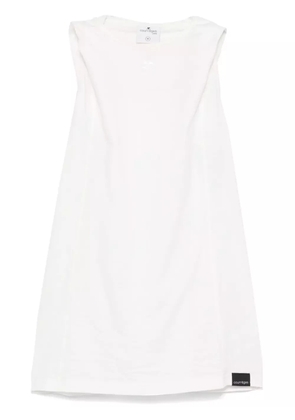 Courrèges hooded tank top - White