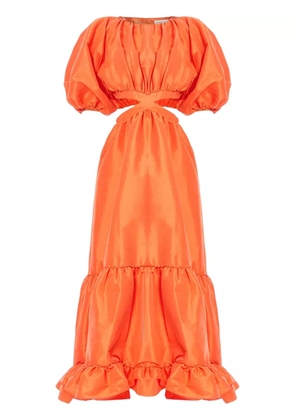 VASILIKI Laila midi dress - Orange