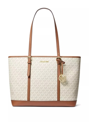 Michael Michael Kors large Jet Set Travel tote bag - White