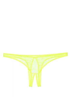Maison Close Flashback Néon open briefs - Yellow