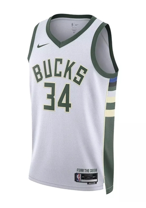 Nike Milwaukee Bucks 22/23 Dri-FIT NBA 'White' swingman jersey