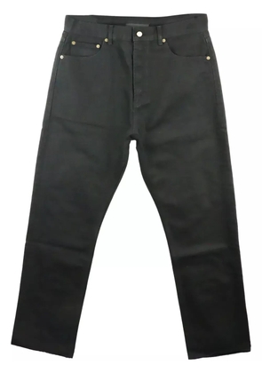 FEAR OF GOD ESSENTIALS logo-appliqué straight-leg jeans - Black