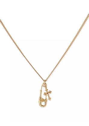 Emanuele Bicocchi gold-plated silver pendant necklace