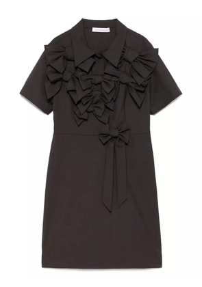 Viktor & Rolf bow bouquet mini dress - Brown