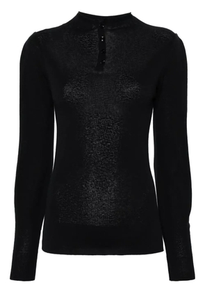 LEMAIRE mock-neck seamless top - Black