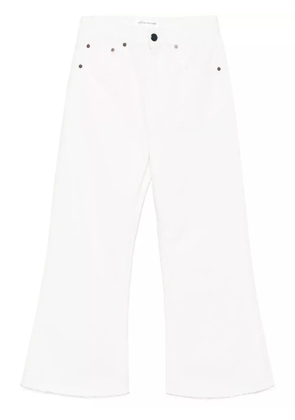 Victoria Beckham logo-patch jeans - White