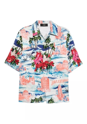 AMIRI tropical-print short-sleeve shirt - White