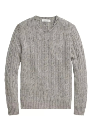 Ralph Lauren Purple Label cable-knit crew-neck sweater - Grey
