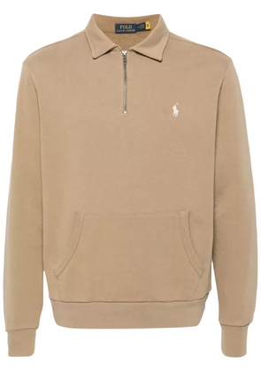 Polo Ralph Lauren half-zip jersey sweatshirt - Neutrals