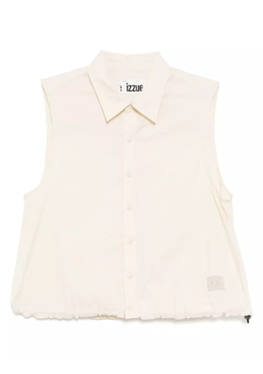 izzue sleeveless shirt - Neutrals