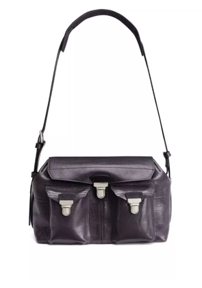 LEMAIRE medium Gear leather shoulder bag - Black