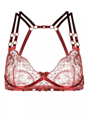 Bordelle Cymatic plunge wire bra - Red